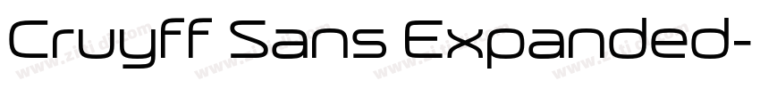 Cruyff Sans Expanded字体转换